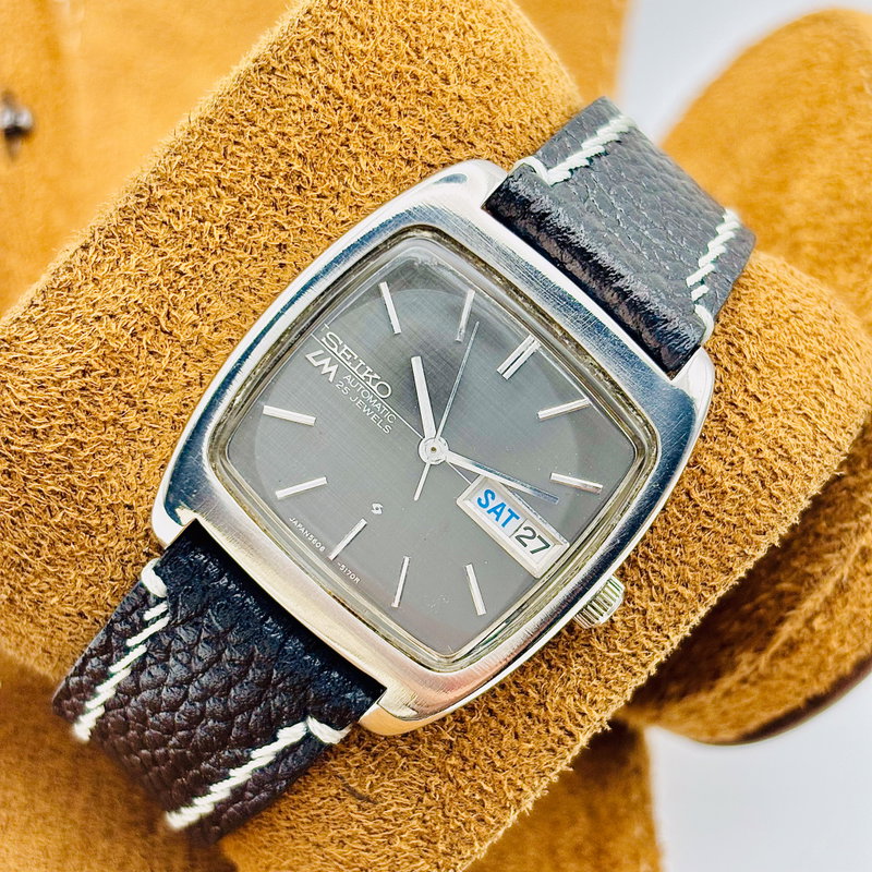 Seiko Seiko - Lord Matic [Noir Graphite] 煙夜 (En’ya) – Smoky Night - No reserve price - 5606-5040 - Men - 1971 vintage watch - image 12