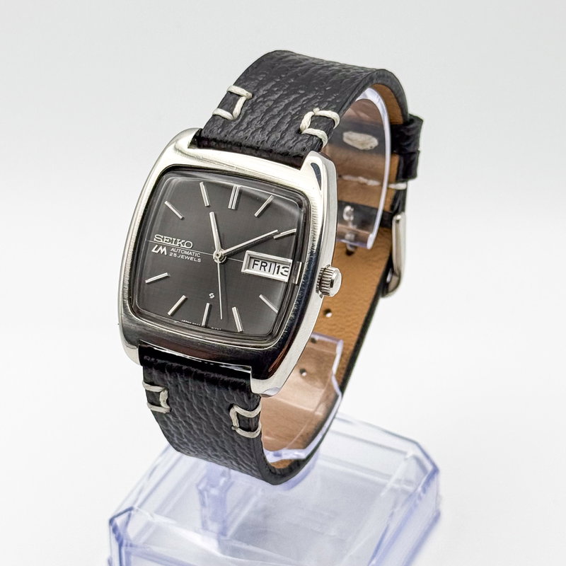 Seiko Seiko - Lord Matic "Charcoal Linen" 織影 – Orikage – Woven Shadow - No reserve price - 5606-5040 - Men - 1971 vintage watch - image 1