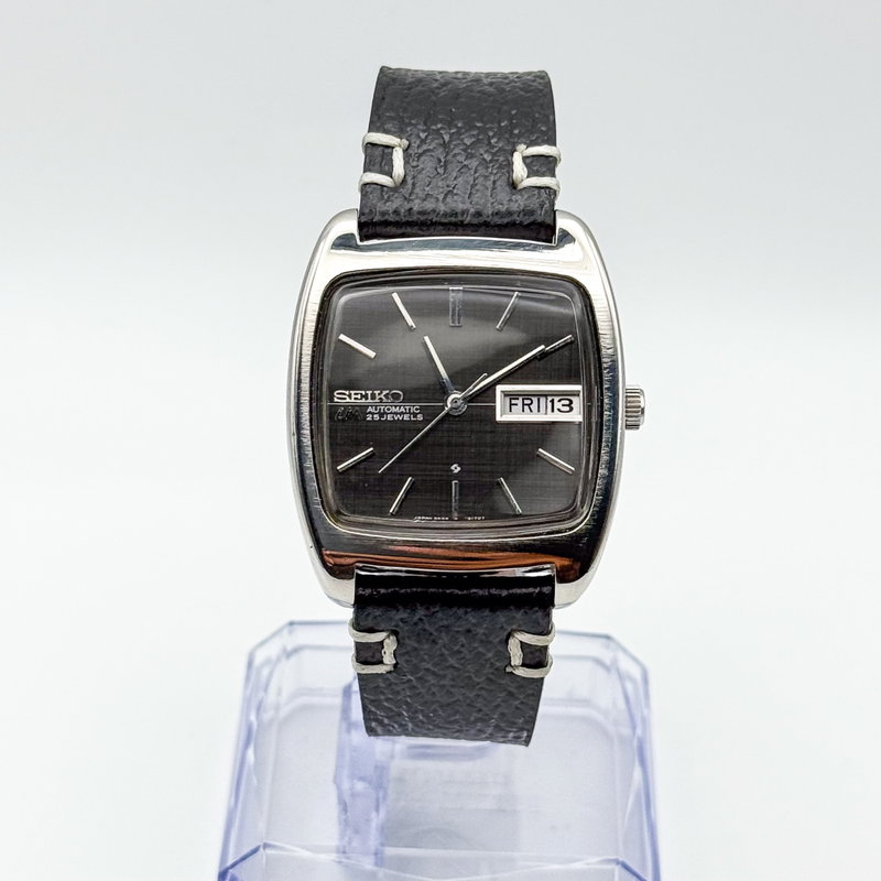 Seiko Seiko - Lord Matic "Charcoal Linen" 織影 – Orikage – Woven Shadow - No reserve price - 5606-5040 - Men - 1971 vintage watch - image 3