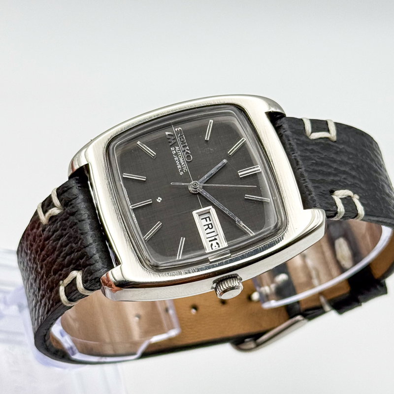 Seiko Seiko - Lord Matic "Charcoal Linen" 織影 – Orikage – Woven Shadow - No reserve price - 5606-5040 - Men - 1971 vintage watch - image 10