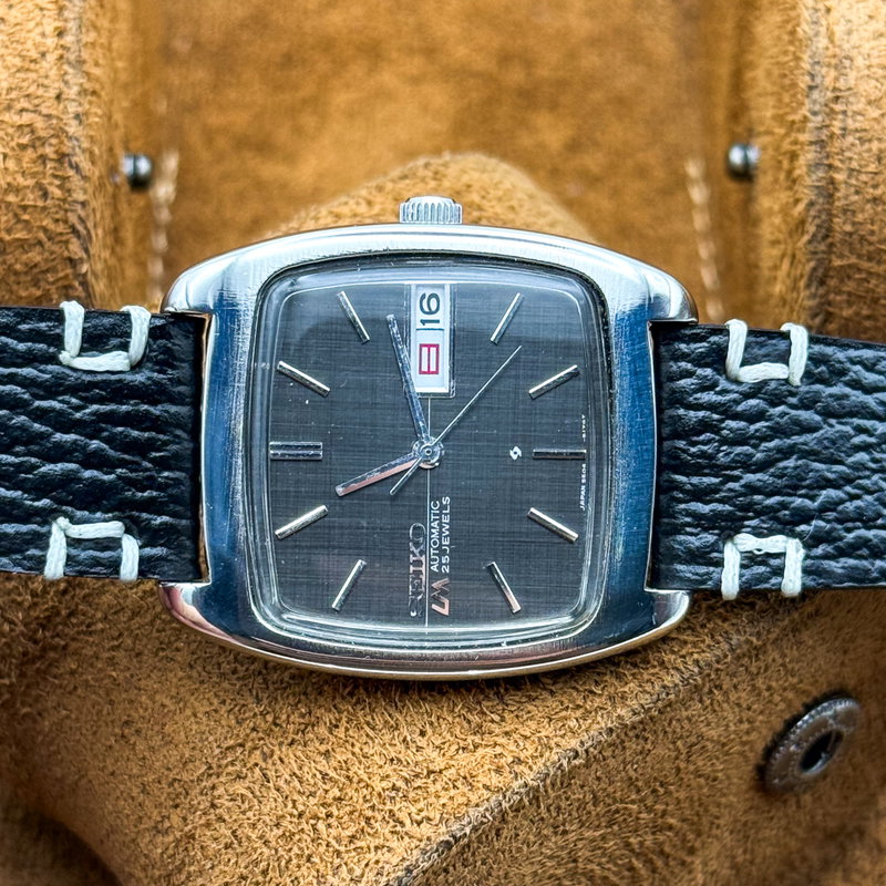 Seiko Seiko - Lord Matic "Charcoal Linen" 織影 – Orikage – Woven Shadow - No reserve price - 5606-5040 - Men - 1971 vintage watch - image 19
