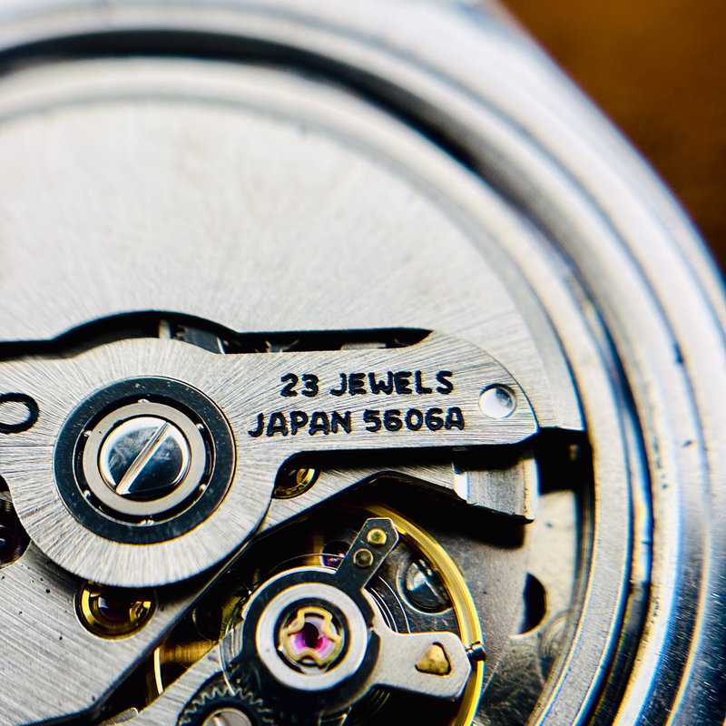 Seiko Seiko - LM "Gradient Blue Sunburst" [Near-Mint] 妙晶 – Myōshō – Mysterious Crystal - 5606-7310 - Men - 1973 vintage watch - image 9