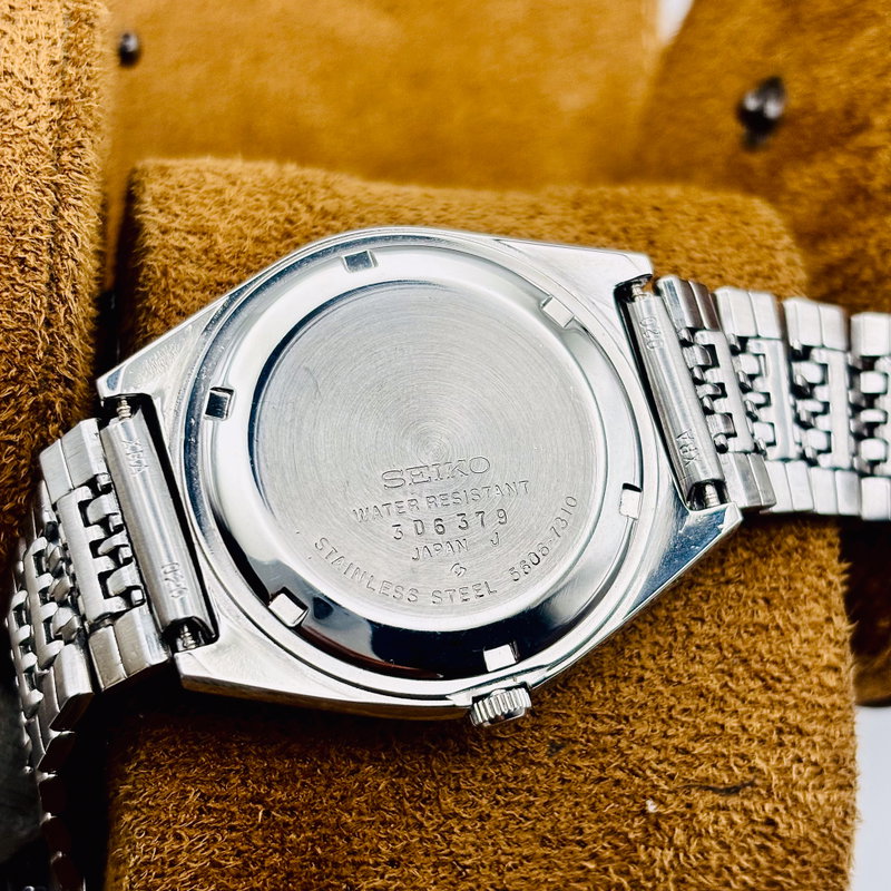 Seiko Seiko - LM "Gradient Blue Sunburst" [Near-Mint] 妙晶 – Myōshō – Mysterious Crystal - 5606-7310 - Men - 1973 vintage watch - image 14