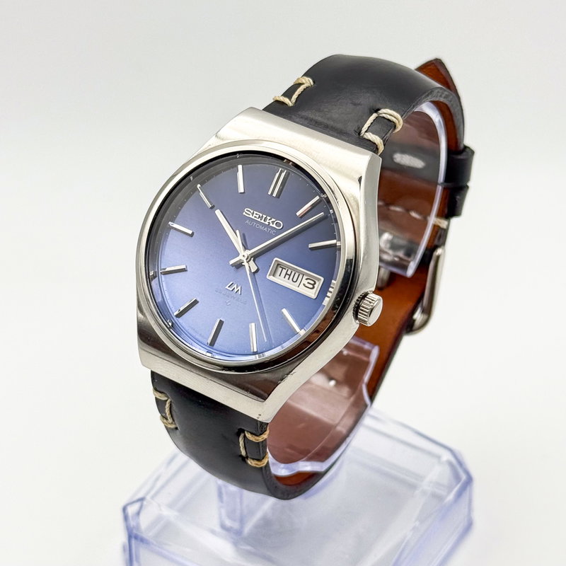 Seiko Seiko - Lord Matic "Vivid Blue Sunburst" 星詠 – Hoshiyomi – Star Chant - No reserve price - 5606-8090 - Men - 1975 vintage watch - image 2