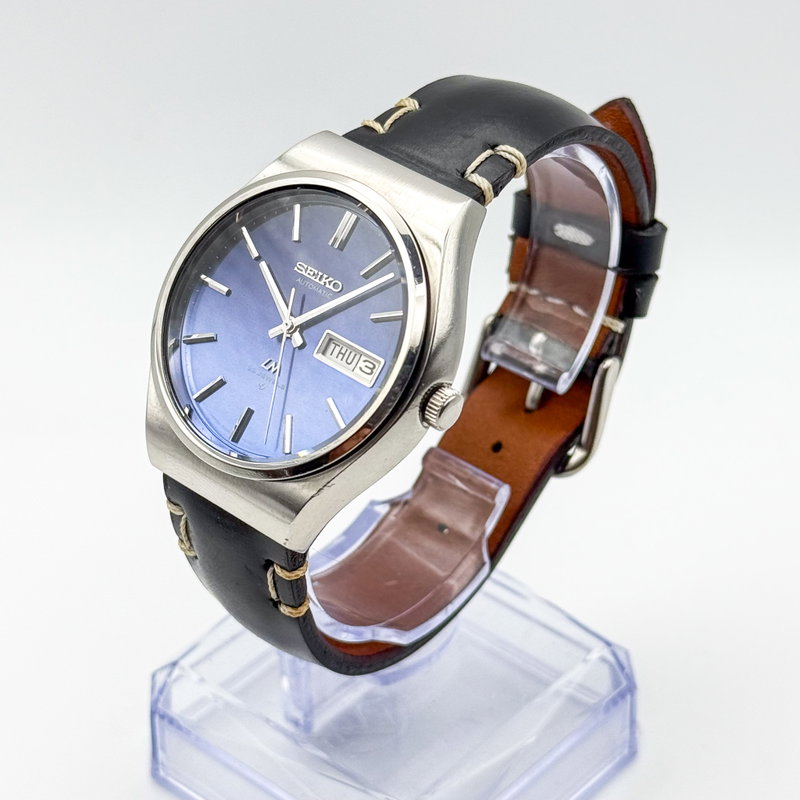 Seiko Seiko - Lord Matic "Vivid Blue Sunburst" 星詠 – Hoshiyomi – Star Chant - No reserve price - 5606-8090 - Men - 1975 vintage watch - image 3