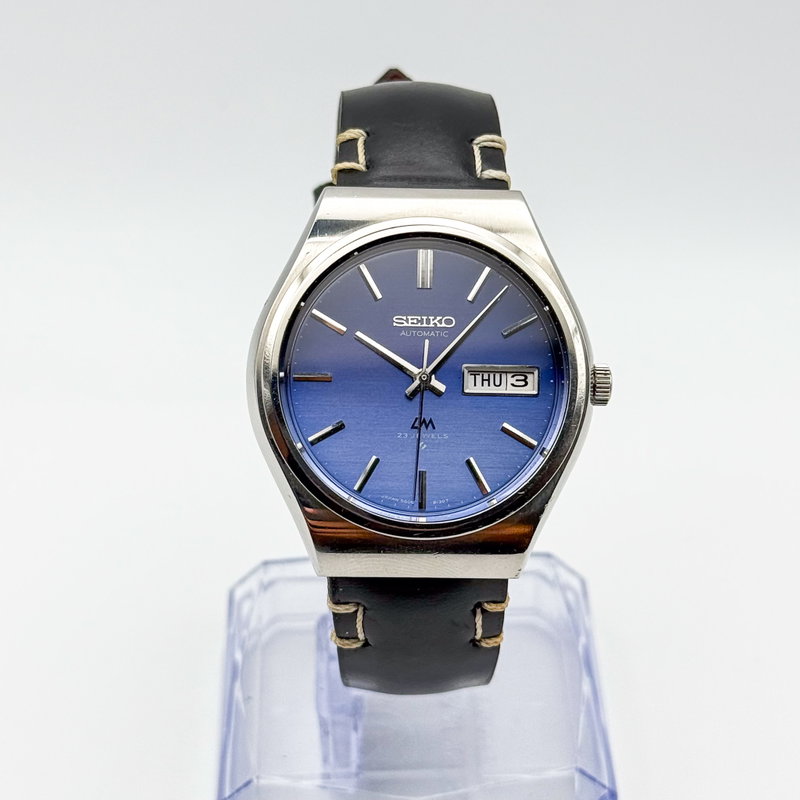 Seiko Seiko - Lord Matic "Vivid Blue Sunburst" 星詠 – Hoshiyomi – Star Chant - No reserve price - 5606-8090 - Men - 1975 vintage watch - image 1
