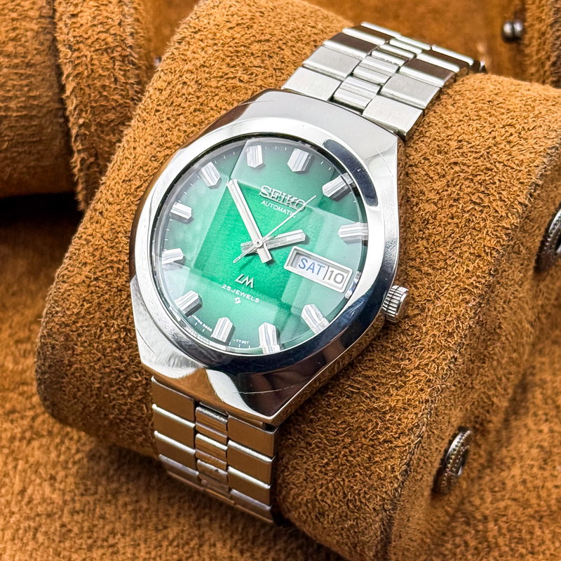 Seiko Seiko - Lord Matic "Gradient Green Sunburst" 深界 – Shinkai – Deep Realm - No reserve price - 5606-7360 - Men - 1975 vintage watch - image 14
