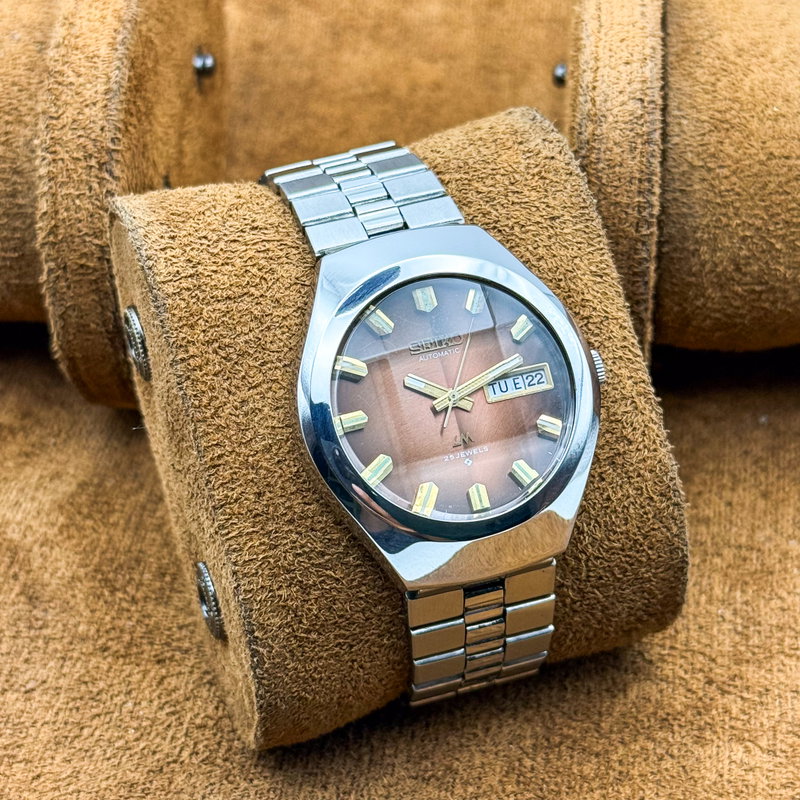 Seiko Seiko - Lord Matic "Gradient Brown Sunburst" - No reserve price - 5606-7360 - Men - 1974 vintage watch - image 10