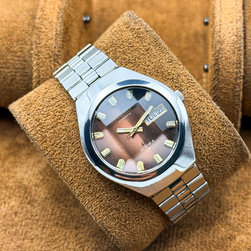 Seiko Seiko - Lord Matic "Gradient Brown Sunburst" - No reserve price - 5606-7360 - Men - 1974 vintage watch - image 12