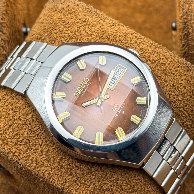 Seiko Seiko - Lord Matic "Gradient Brown Sunburst" - No reserve price - 5606-7360 - Men - 1974 vintage watch - image 18