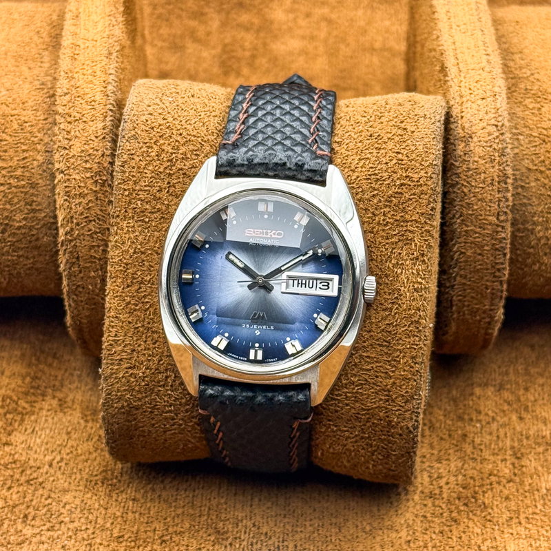 Seiko Seiko - Lord Matic "Gradient Blue Sunburst" [Near-Mint] - No reserve price - 5606-7230 - Men - 1973 vintage watch - image 12