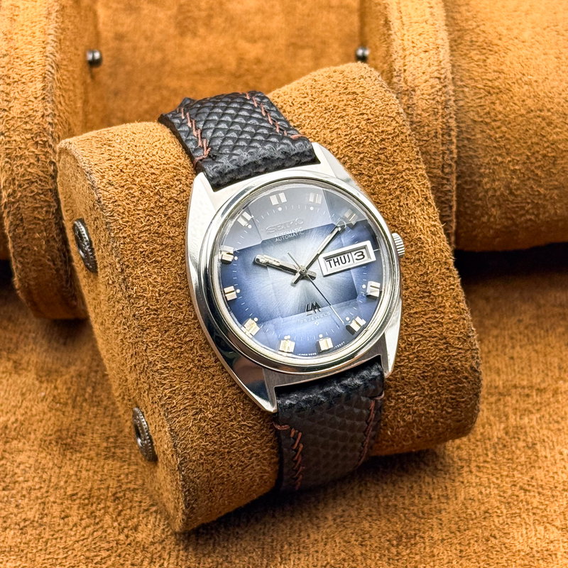 Seiko Seiko - Lord Matic "Gradient Blue Sunburst" [Near-Mint] - No reserve price - 5606-7230 - Men - 1973 vintage watch - image 15