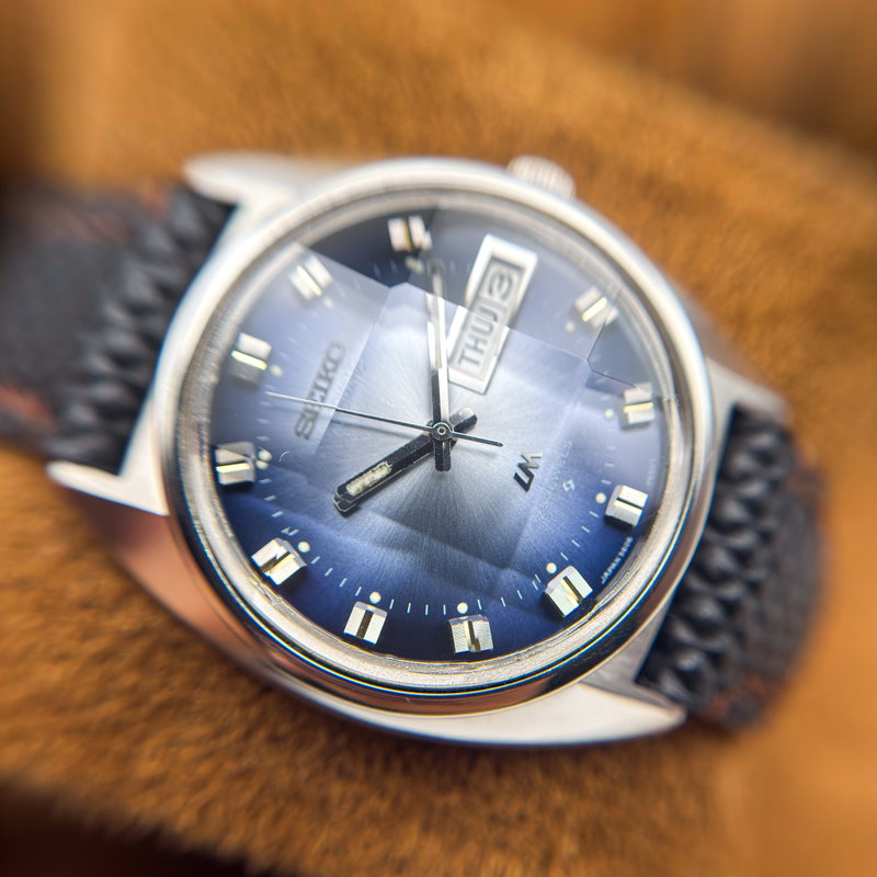 Seiko Seiko - Lord Matic "Gradient Blue Sunburst" [Near-Mint] - No reserve price - 5606-7230 - Men - 1973 vintage watch - image 22