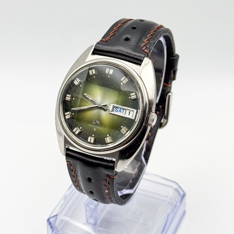 Seiko Seiko - Lord Matic "Gradient Green Sunburst" 絢映 – Ken’ei – Vivid Reflection - No reserve price - 5606-7230 - Men - 1972 vintage watch - image 2