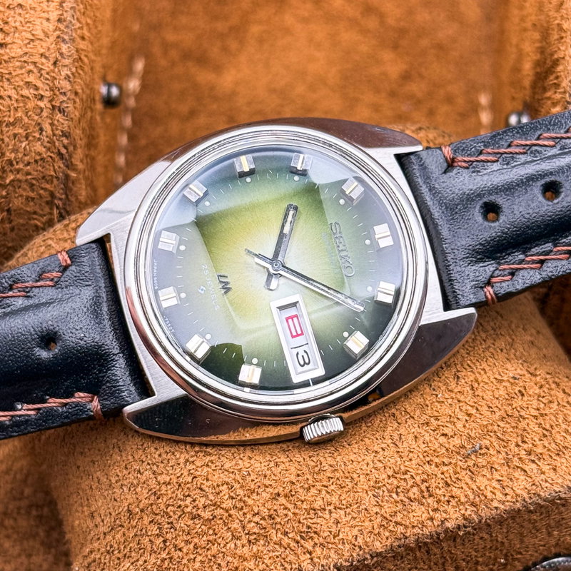 Seiko Seiko - Lord Matic "Gradient Green Sunburst" 絢映 – Ken’ei – Vivid Reflection - No reserve price - 5606-7230 - Men - 1972 vintage watch - image 19