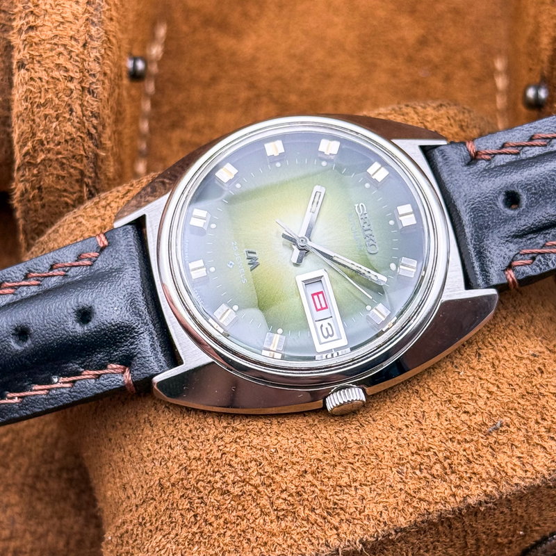 Seiko Seiko - Lord Matic "Gradient Green Sunburst" 絢映 – Ken’ei – Vivid Reflection - No reserve price - 5606-7230 - Men - 1972 vintage watch - image 20