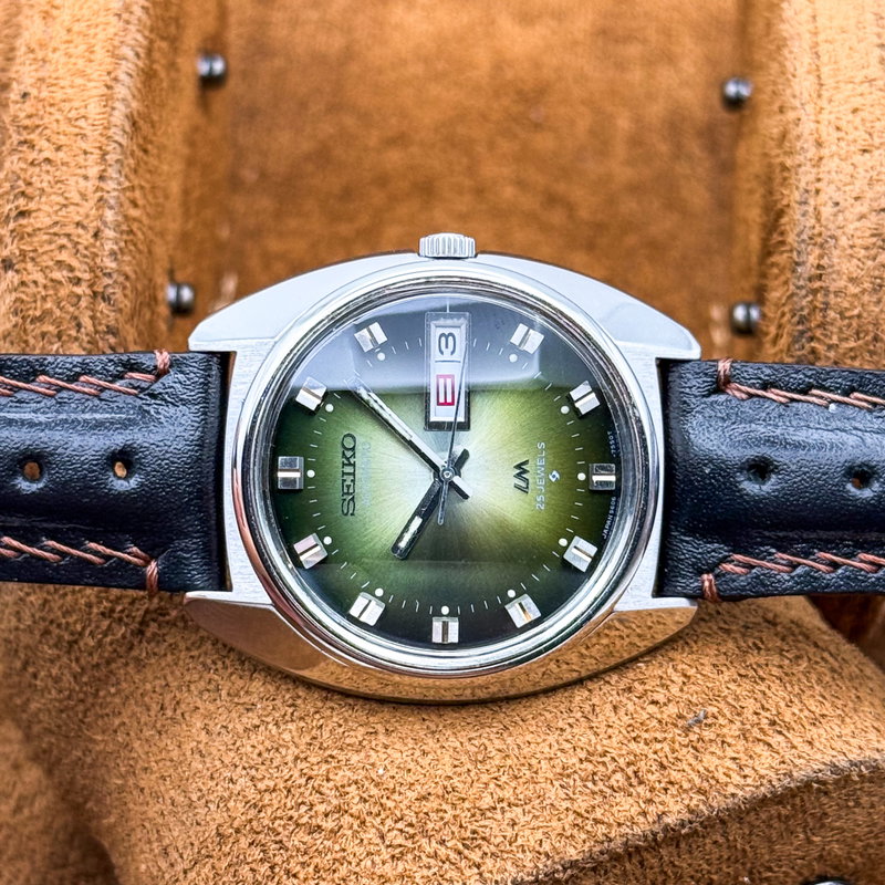 Seiko Seiko - Lord Matic "Gradient Green Sunburst" 絢映 – Ken’ei – Vivid Reflection - No reserve price - 5606-7230 - Men - 1972 vintage watch - image 21