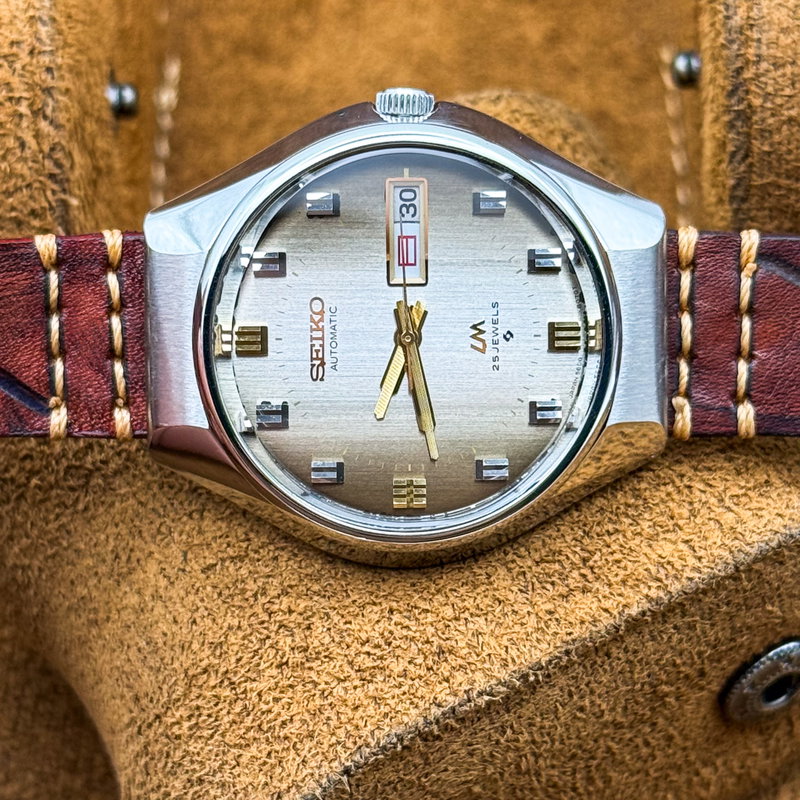 Seiko Seiko - Lord Matic "Gradient Charcoal Grey Sunburst" 晶紋 – Shōmon – Crystal Pattern - No reserve price - 5606-7290 - Men - 1974 vintage watch - image 20