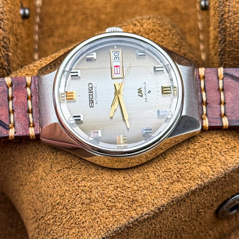 Seiko Seiko - Lord Matic "Gradient Charcoal Grey Sunburst" 晶紋 – Shōmon – Crystal Pattern - No reserve price - 5606-7290 - Men - 1974 vintage watch - image 21