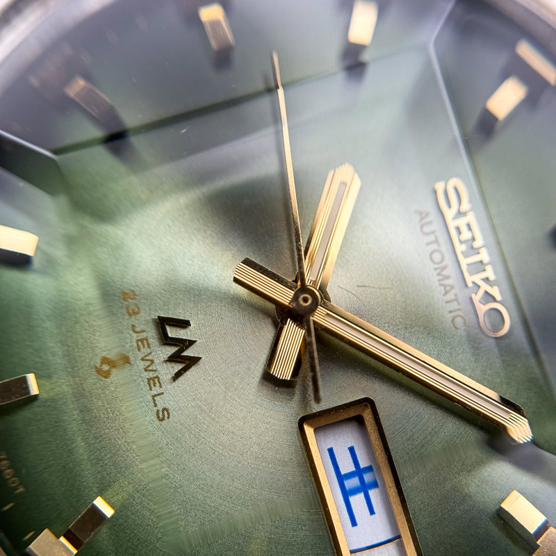 Seiko Seiko - Lord Matic "Gradient Emerald Green Sunburst" 翠光 – Suikō – Emerald Light - No reserve price - 5606-7320 - Men - 1973 vintage watch - image 21