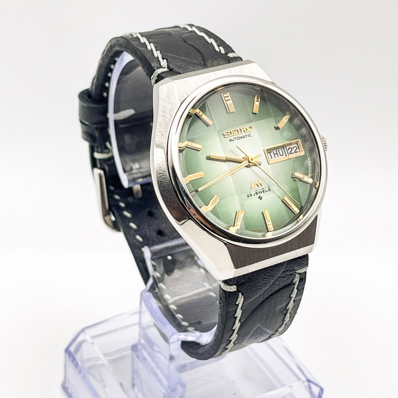 Seiko Seiko - Lord Matic "Gradient Green Sunburst" 翠輝 (Suiki) – Emerald Radiance - No reserve price - 5606-8110 - Men - 1975 vintage watch - image 3