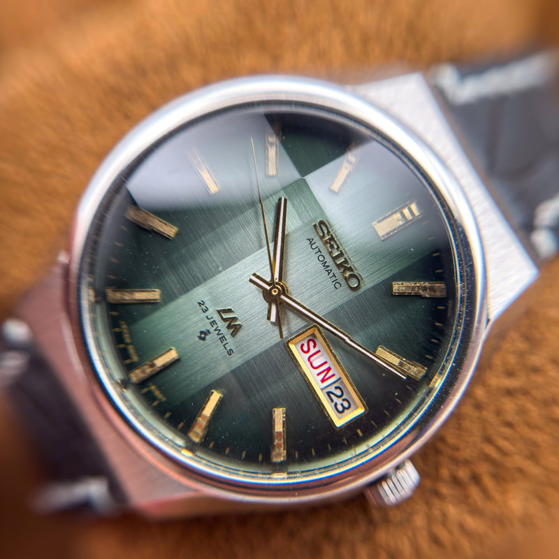 Seiko Seiko - Lord Matic "Gradient Green Sunburst" 翠輝 (Suiki) – Emerald Radiance - No reserve price - 5606-8110 - Men - 1975 vintage watch - image 17