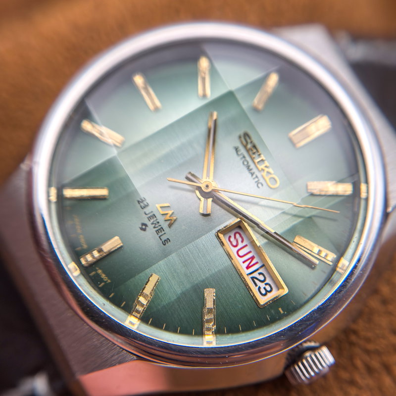 Seiko Seiko - Lord Matic "Gradient Green Sunburst" 翠輝 (Suiki) – Emerald Radiance - No reserve price - 5606-8110 - Men - 1975 vintage watch - image 19