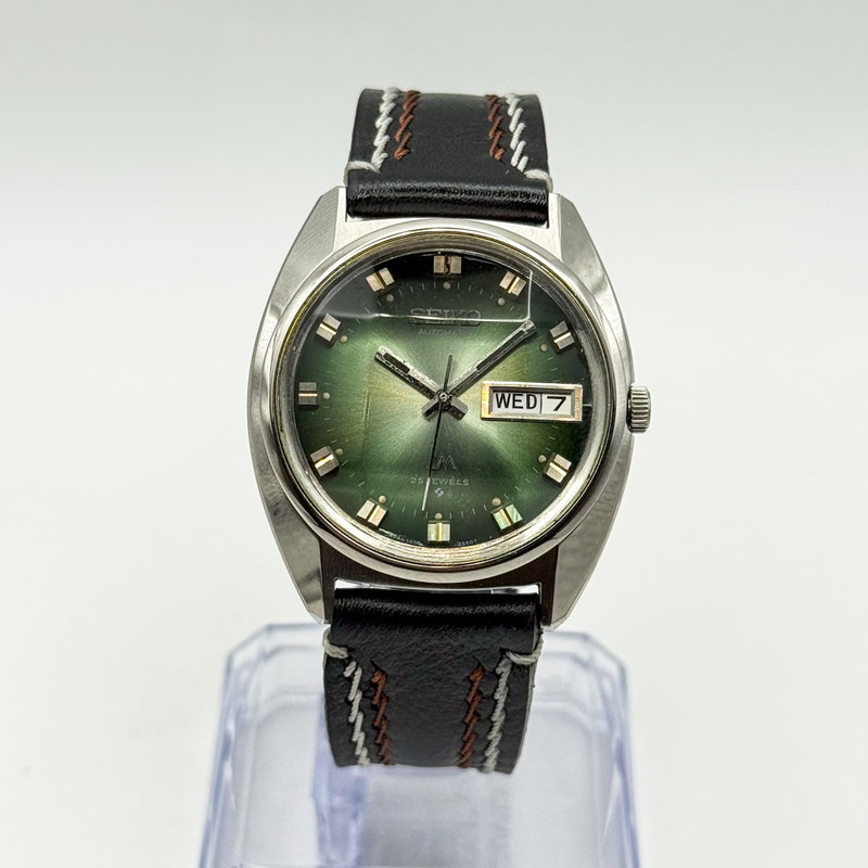Seiko Seiko - Lord Matic "Gradient Green Sunburst" 耀静 – Yōsei – Quiet Shine - No reserve price - 5606-7230 - Men - 1973 vintage watch - image 3
