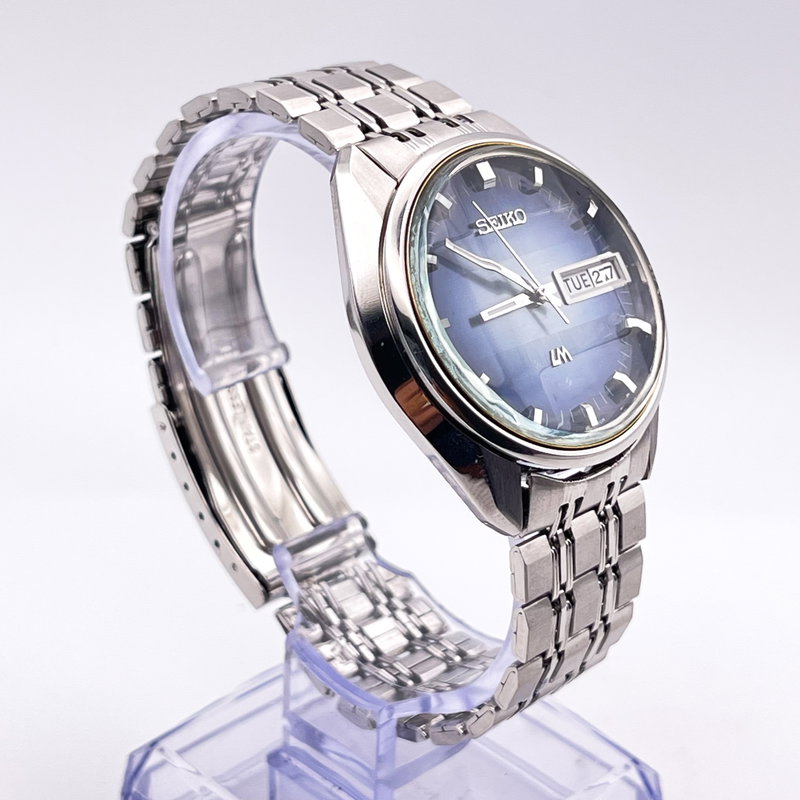 Seiko Seiko - Lord Matic "Gradient Blue Sunburst" 青嵐 (Ao Arashi) – Blue Storm - No reserve price - 5606-7281 - Men - 1973 vintage watch - image 3