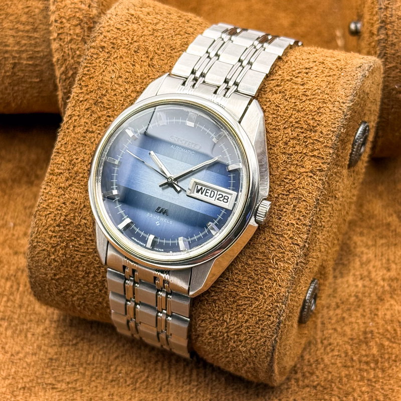 Seiko Seiko - Lord Matic "Gradient Blue Sunburst" 青嵐 (Ao Arashi) – Blue Storm - No reserve price - 5606-7281 - Men - 1973 vintage watch - image 14