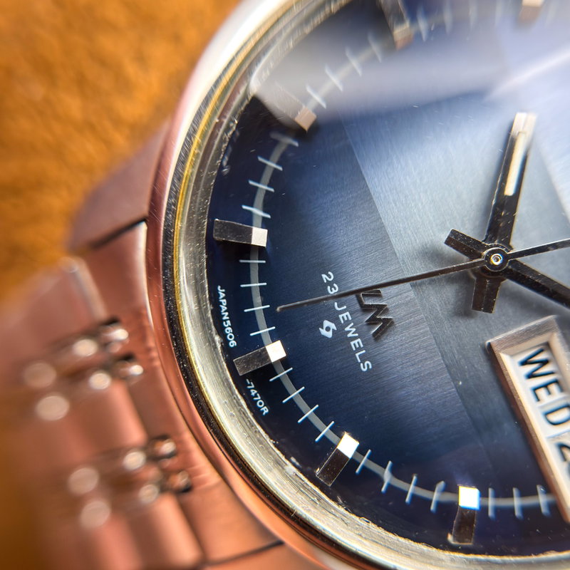 Seiko Seiko - Lord Matic "Gradient Blue Sunburst" 青嵐 (Ao Arashi) – Blue Storm - No reserve price - 5606-7281 - Men - 1973 vintage watch - image 18