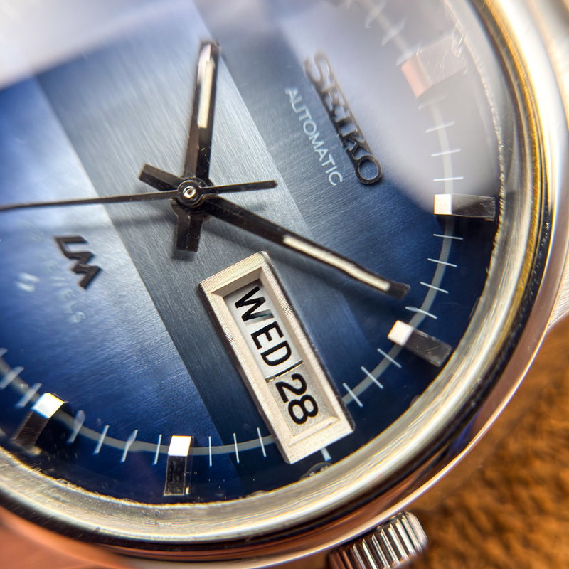 Seiko Seiko - Lord Matic "Gradient Blue Sunburst" 青嵐 (Ao Arashi) – Blue Storm - No reserve price - 5606-7281 - Men - 1973 vintage watch - image 19