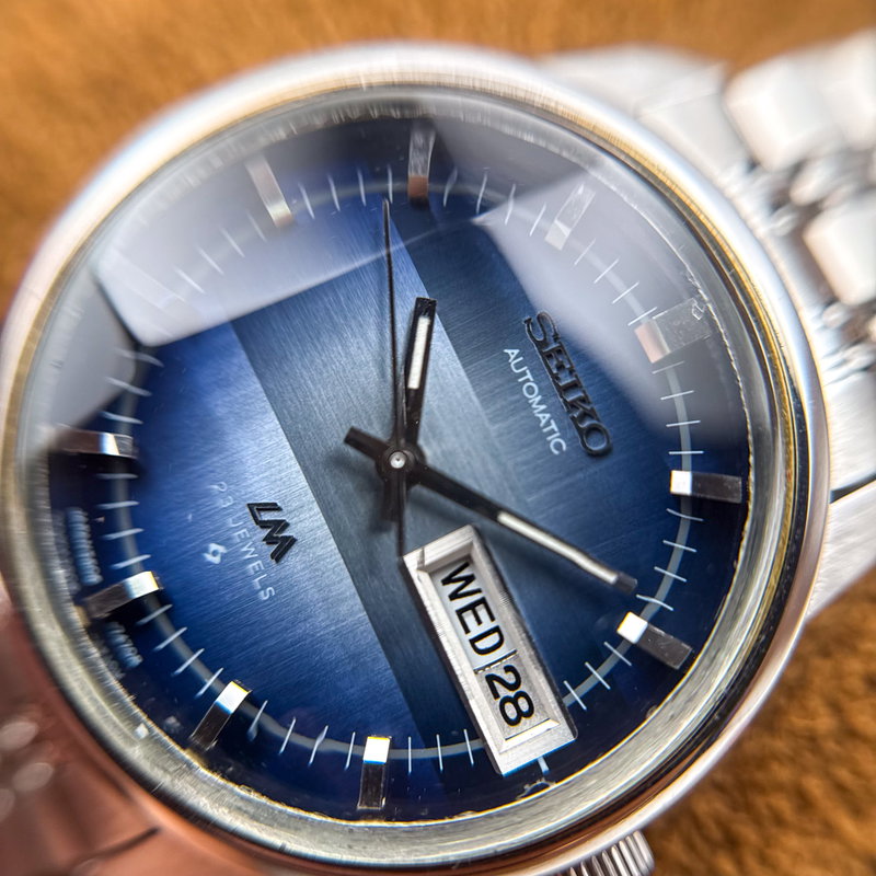 Seiko Seiko - Lord Matic "Gradient Blue Sunburst" 青嵐 (Ao Arashi) – Blue Storm - No reserve price - 5606-7281 - Men - 1973 vintage watch - image 20
