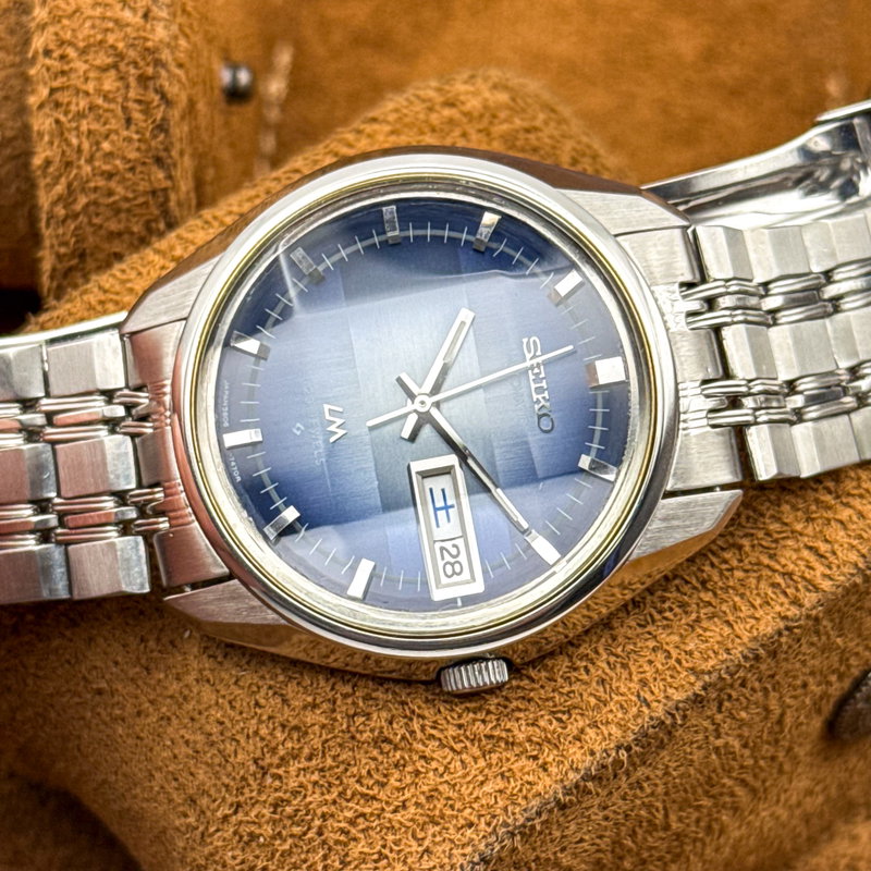 Seiko Seiko - Lord Matic "Gradient Blue Sunburst" 青嵐 (Ao Arashi) – Blue Storm - No reserve price - 5606-7281 - Men - 1973 vintage watch - image 24