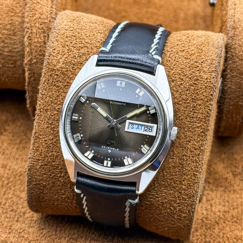 Seiko Seiko - Lord Matic "Gradient Golden Sunburst" 瑞光 – Zuikō – Auspicious Light - No reserve price - 5606-7231 - Men - 1974 vintage watch - image 15