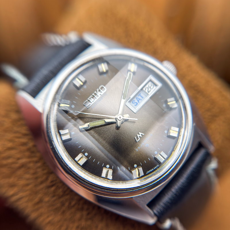 Seiko Seiko - Lord Matic "Gradient Golden Sunburst" 瑞光 – Zuikō – Auspicious Light - No reserve price - 5606-7231 - Men - 1974 vintage watch - image 20
