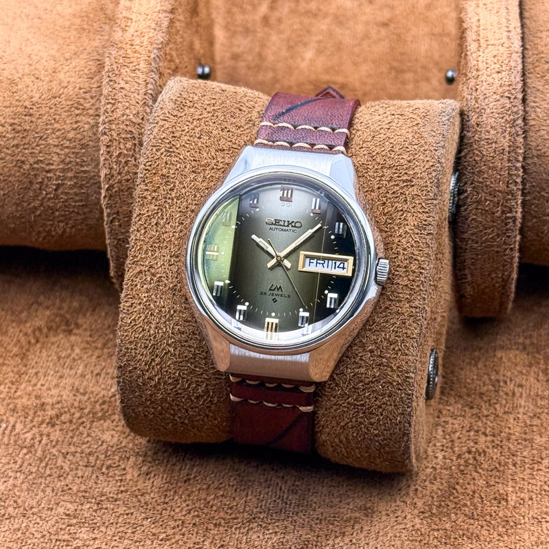 Seiko Seiko - Lord Matic "Gradient Charcoal Grey Sunburst" 王映 – Ōei – Royal Reflection - No reserve price - 5606-7290 - Men - 1973 vintage watch - image 8