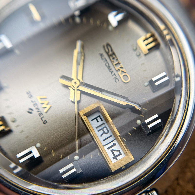 Seiko Seiko - Lord Matic "Gradient Charcoal Grey Sunburst" 王映 – Ōei – Royal Reflection - No reserve price - 5606-7290 - Men - 1973 vintage watch - image 17