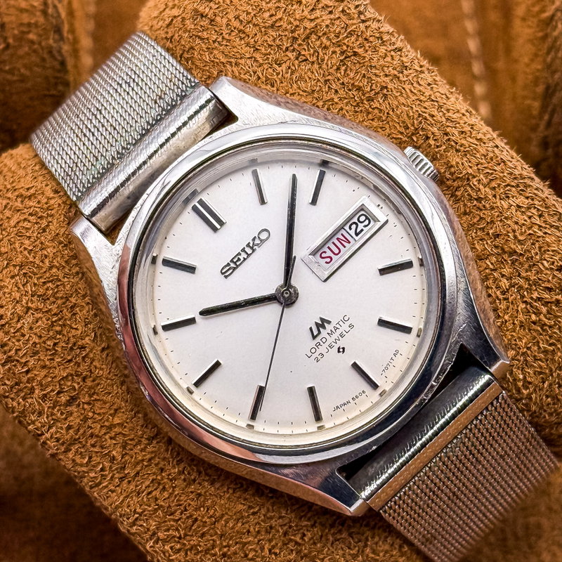 Seiko Seiko - Lord Matic 巡光 (Junkō) – Circulating Light - No Reserve Price - 5606-7070 - Men - 1969 vintage watch - image 5