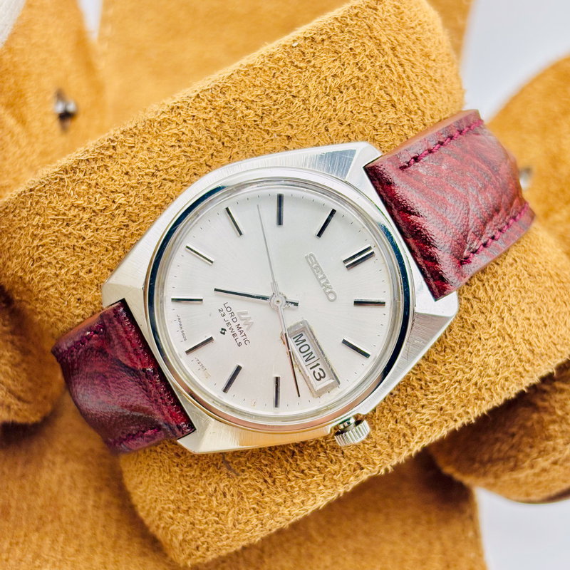 Seiko Seiko - Lord Matic 月羽 (Tsukiba) – Moon Feather - No Reserve Price - 5606-7000 - Men - 1970 vintage watch - image 5