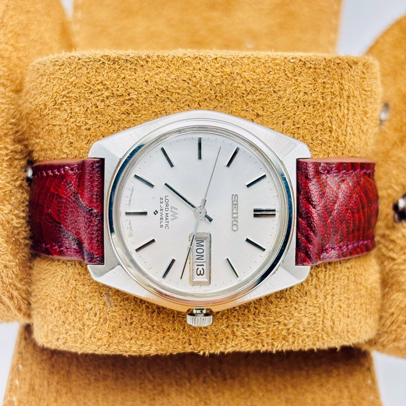 Seiko Seiko - Lord Matic 月羽 (Tsukiba) – Moon Feather - No Reserve Price - 5606-7000 - Men - 1970 vintage watch - image 6