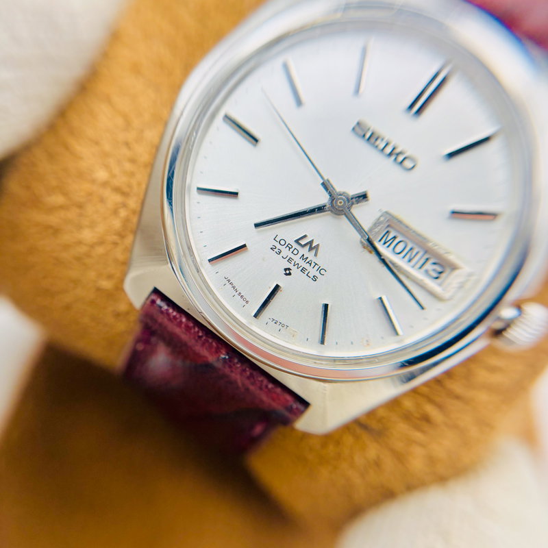 Seiko Seiko - Lord Matic 月羽 (Tsukiba) – Moon Feather - No Reserve Price - 5606-7000 - Men - 1970 vintage watch - image 8