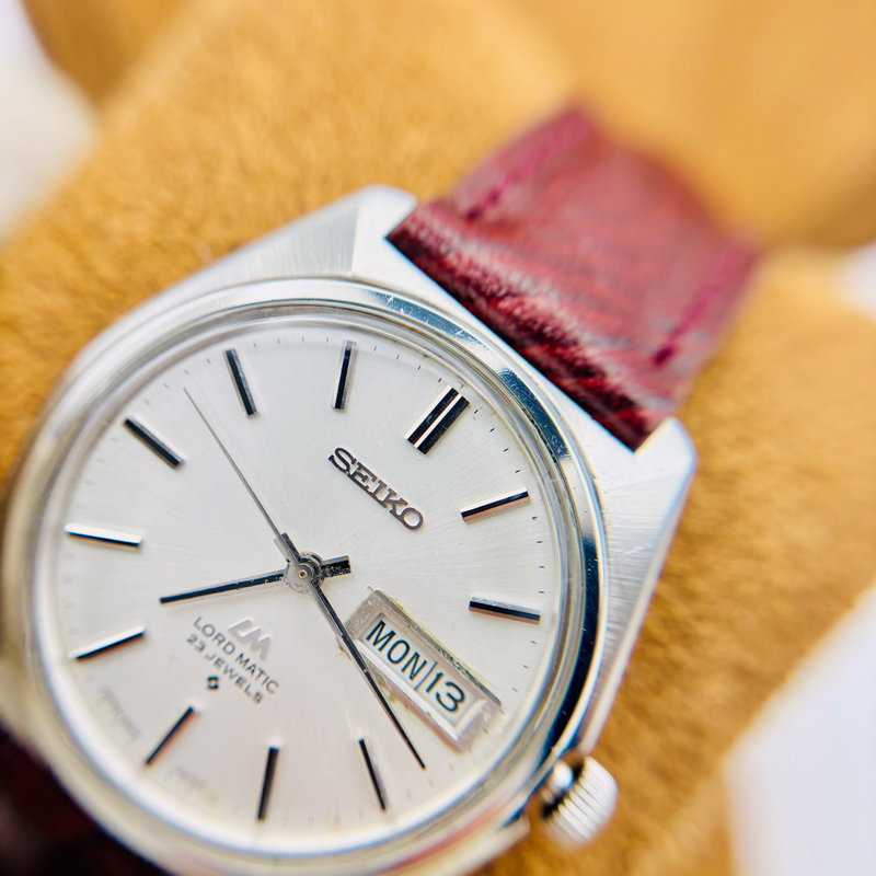 Seiko Seiko - Lord Matic 月羽 (Tsukiba) – Moon Feather - No Reserve Price - 5606-7000 - Men - 1970 vintage watch - image 9