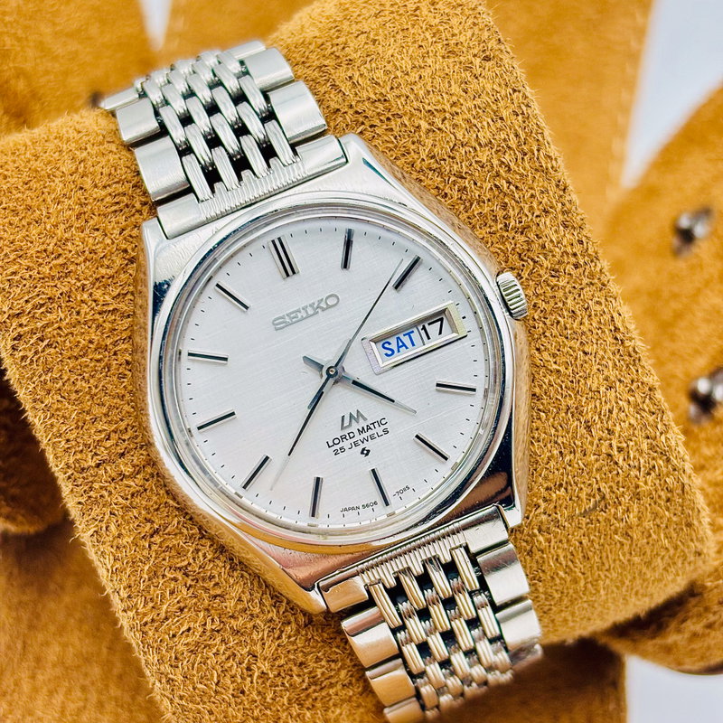 Seiko Seiko - Lord Matic [Near-Mint] 志光 (Shikō) – Light of Ambition - No Reserve Price - 5606-7010 - Men - 1971 vintage watch - image 2