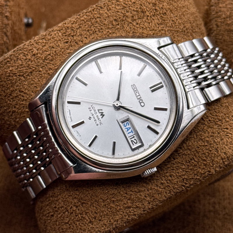 Seiko Seiko - Lord Matic 貴銀 (Kigin) – Noble Silver - No reserve price - 5606-7070 - Men - 1970 vintage watch - image 7
