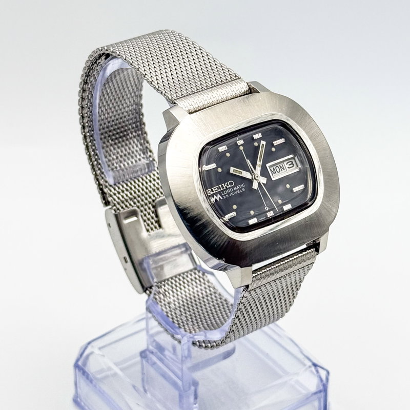 Seiko Seiko - Lord Matic 波律 (Haritsu) – Wave Rhythm - No reserve price - 5606-5011 - Men - 1972 vintage watch - image 4