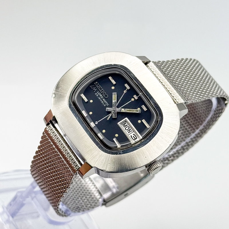 Seiko Seiko - Lord Matic 波律 (Haritsu) – Wave Rhythm - No reserve price - 5606-5011 - Men - 1972 vintage watch - image 8