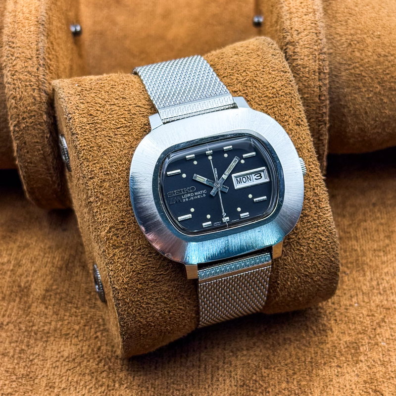 Seiko Seiko - Lord Matic 波律 (Haritsu) – Wave Rhythm - No reserve price - 5606-5011 - Men - 1972 vintage watch - image 10