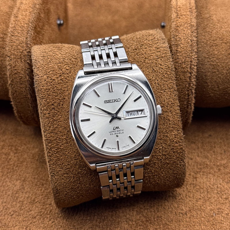 Seiko Seiko - Lord Matic 純光 (Junkō) – Pure Light - No reserve price - 5606-7050 - Men - 1979 vintage watch - image 4