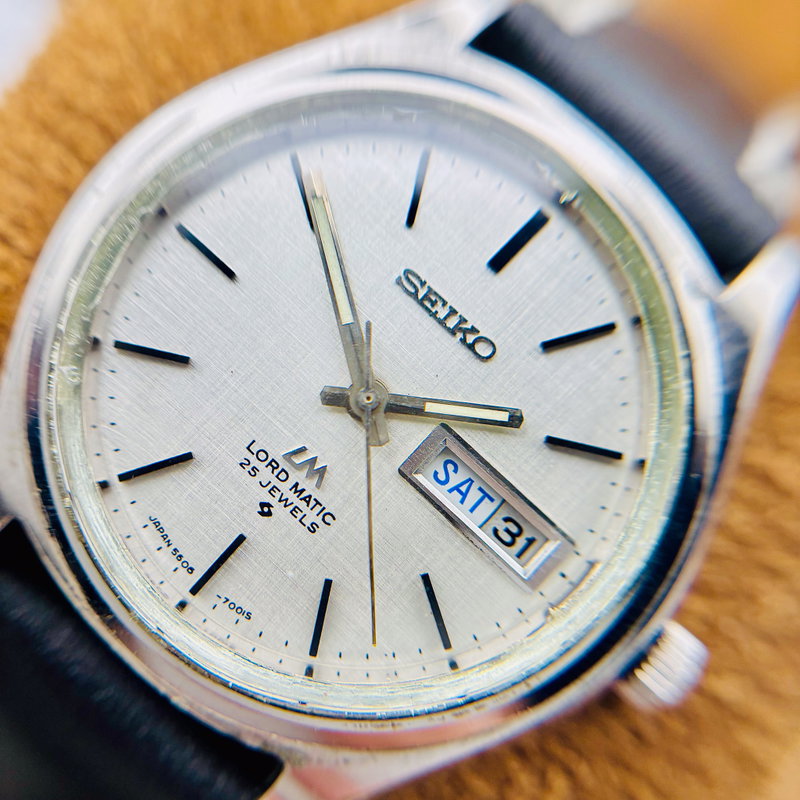 Seiko Seiko - Lord Matic 昇進 (Shōshin) – Advancement - No reserve price - 5606-7070 - Men - 1970 vintage watch - image 5